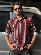 Corduroy Red Single Pocket