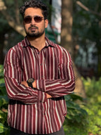 Corduroy Red Single Pocket