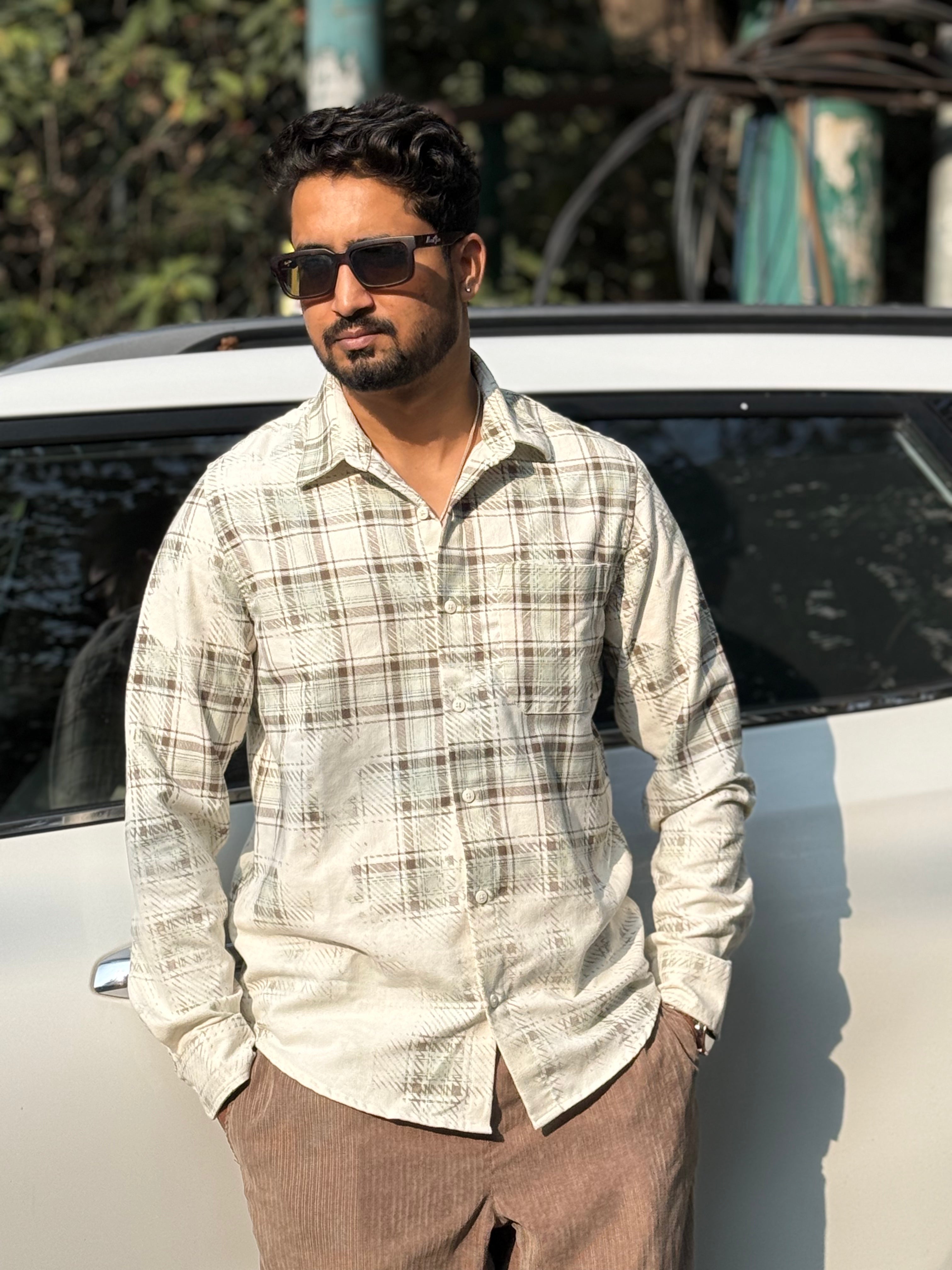 Brown Stone Blast Checks