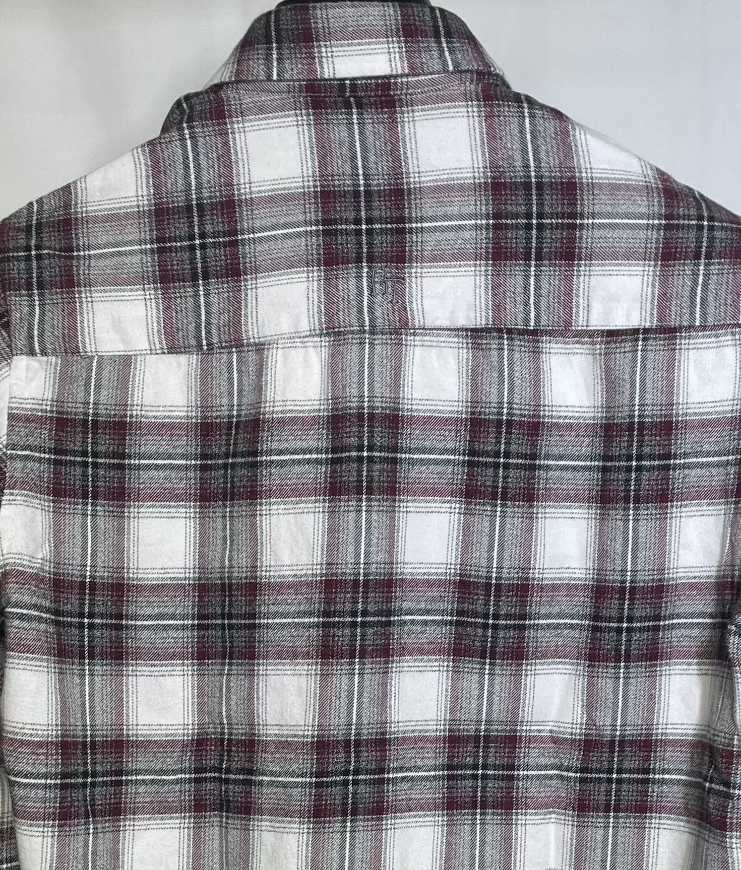 Red & White Classic Double Pocket Brushed Checks