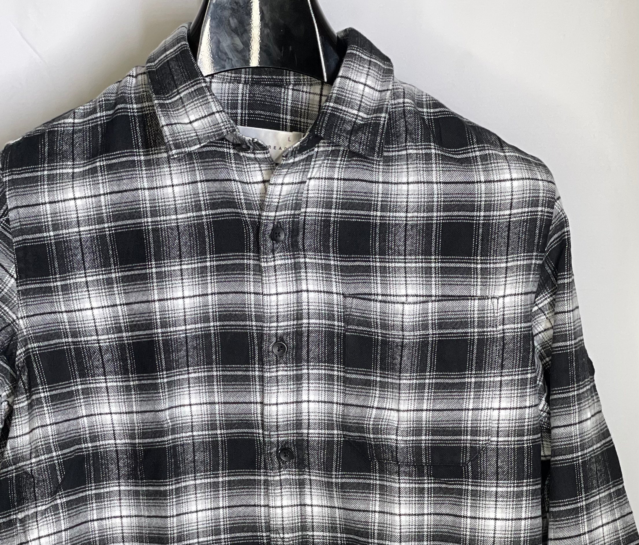 Black & White Checks single Pocket