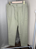 cotton chinos green color