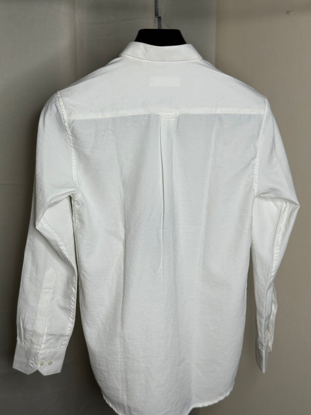 white embroidered printed shirt