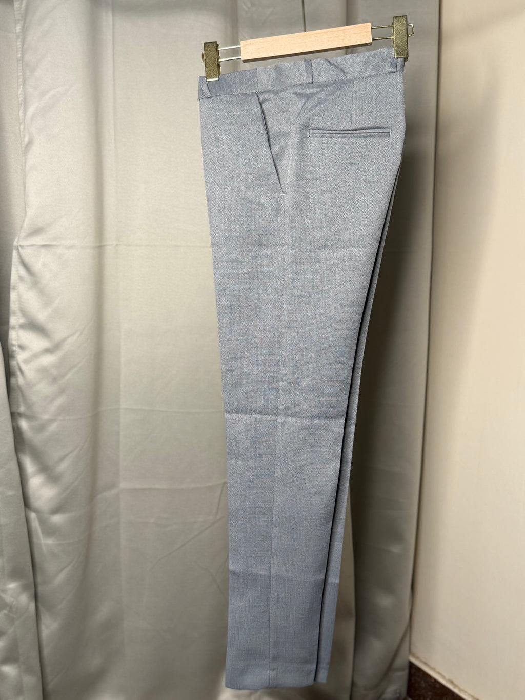 peanut fabric light grey formal trousers