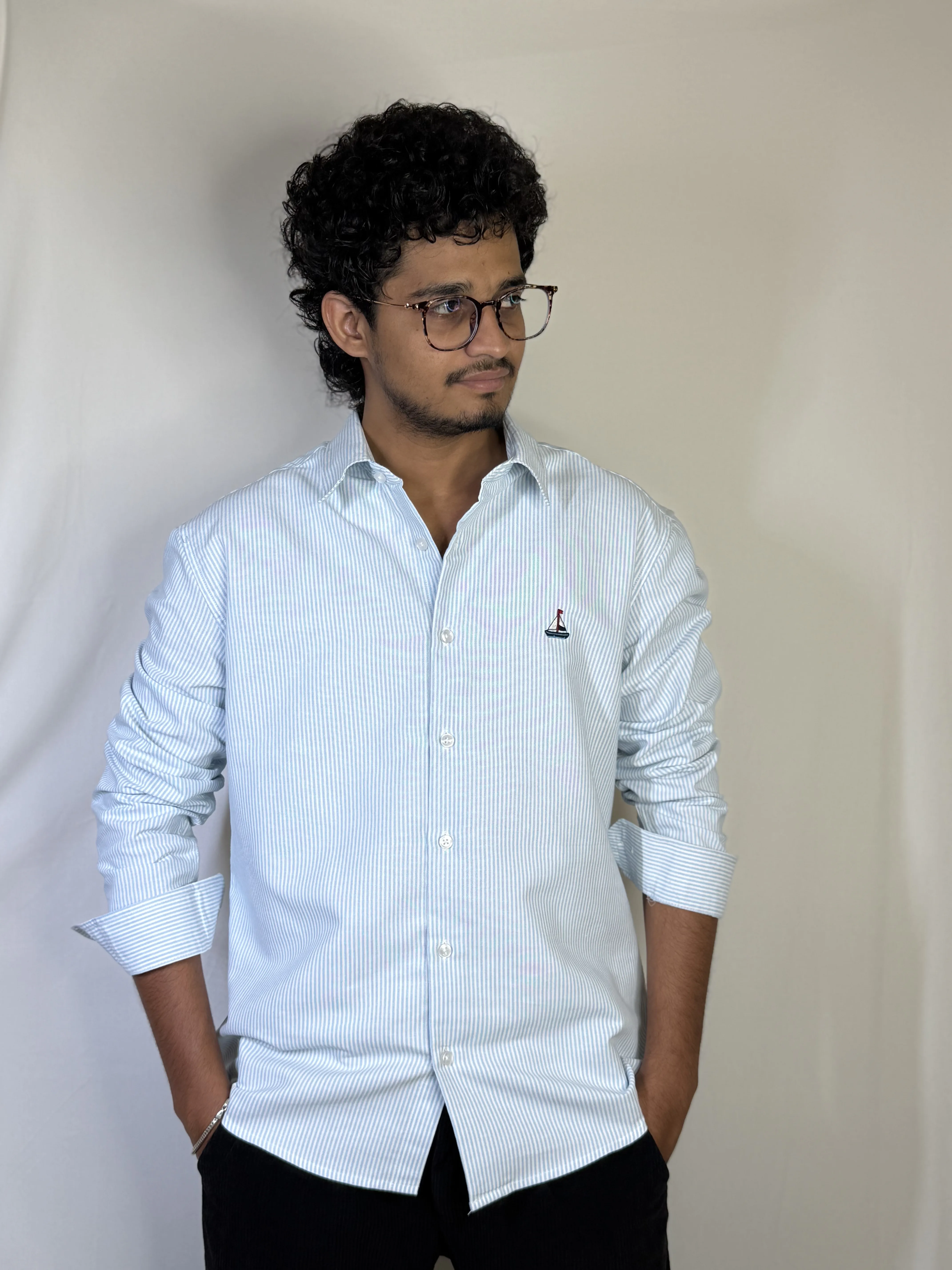 Skyline Stripe Oxford Shirt